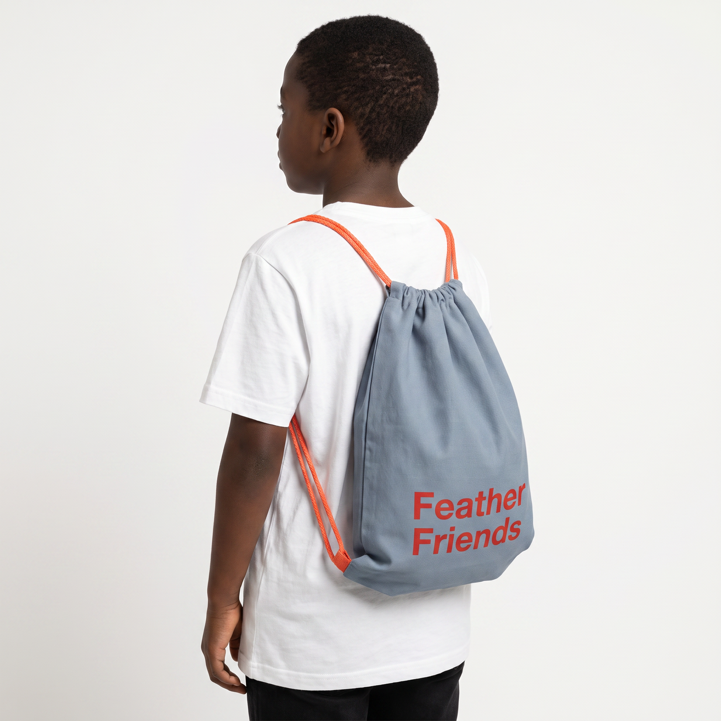 Feather Friends Drawstring Backpack