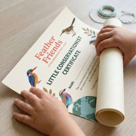 Little Conservationist Certificate - 100% of profits goes to conservation